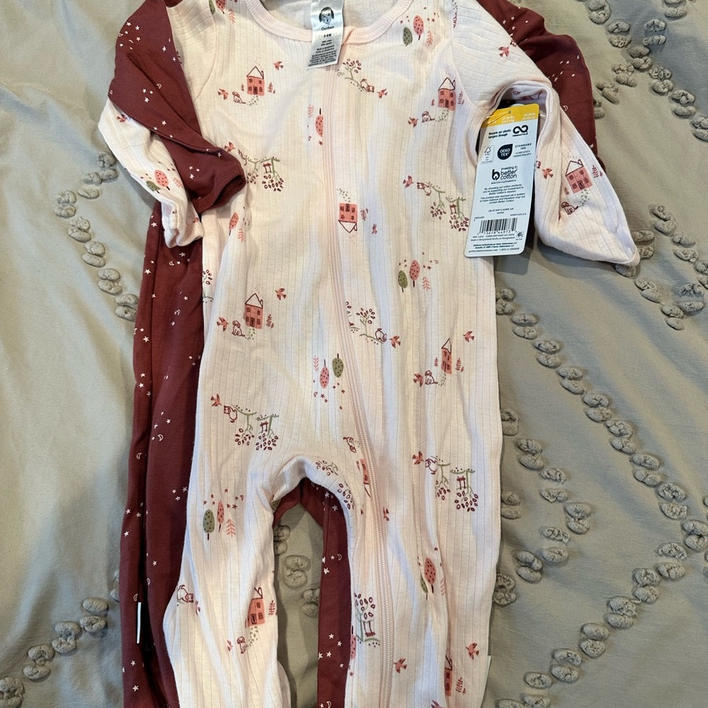 Adorable Pink and Red Kids One Piece Set